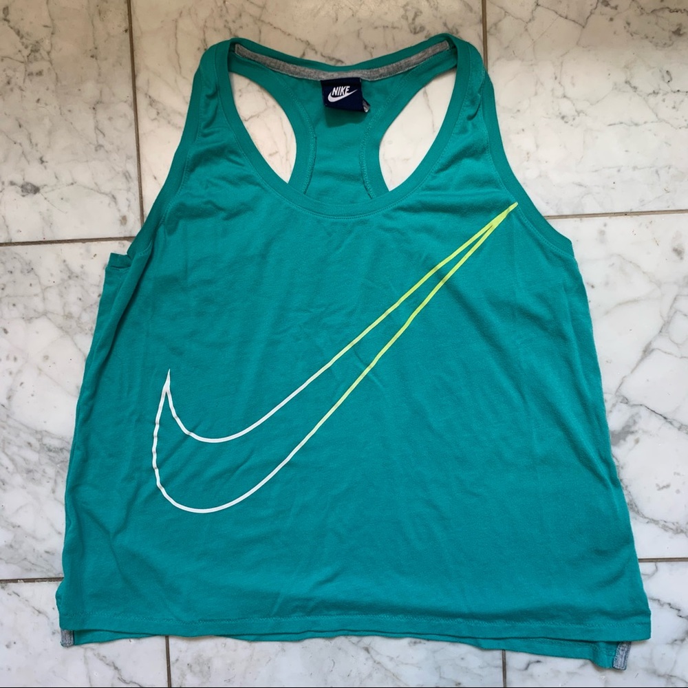 Nike Teal Racerback Top